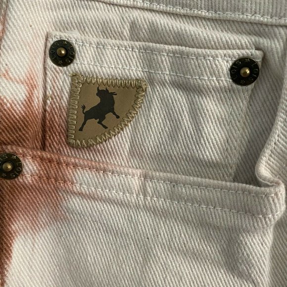 Rise Flare Jeans Brown Dye 